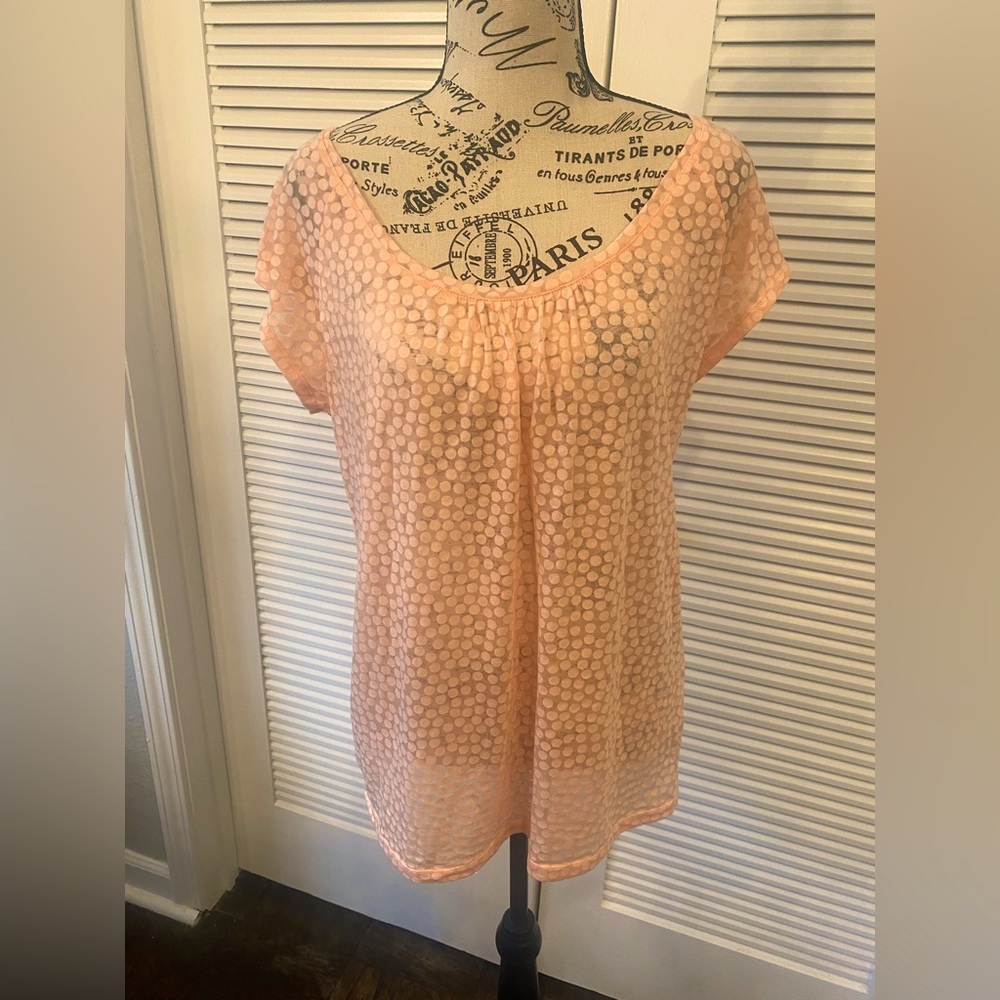 LOFT polka dot tee - size L